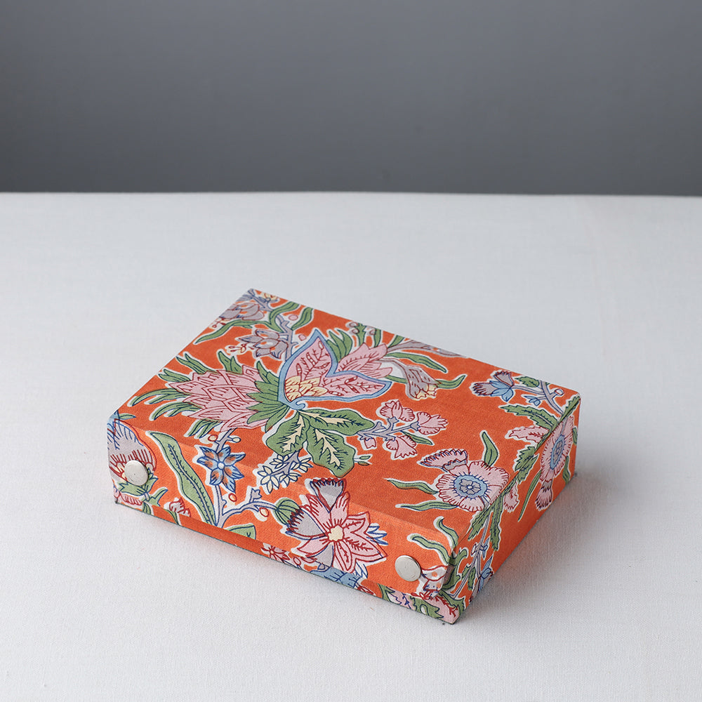 Floral Printed Handcrafted Jewelry Box