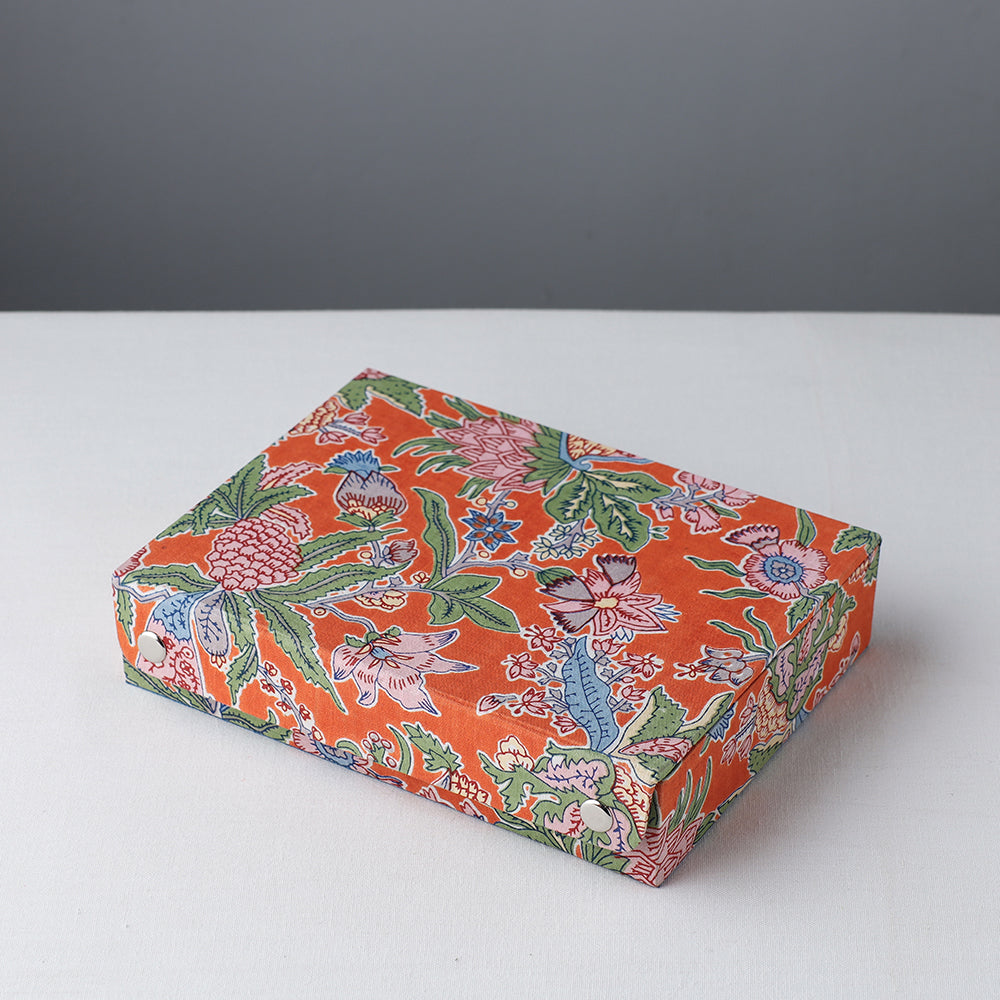 Floral Printed Handcrafted Jewelry Box