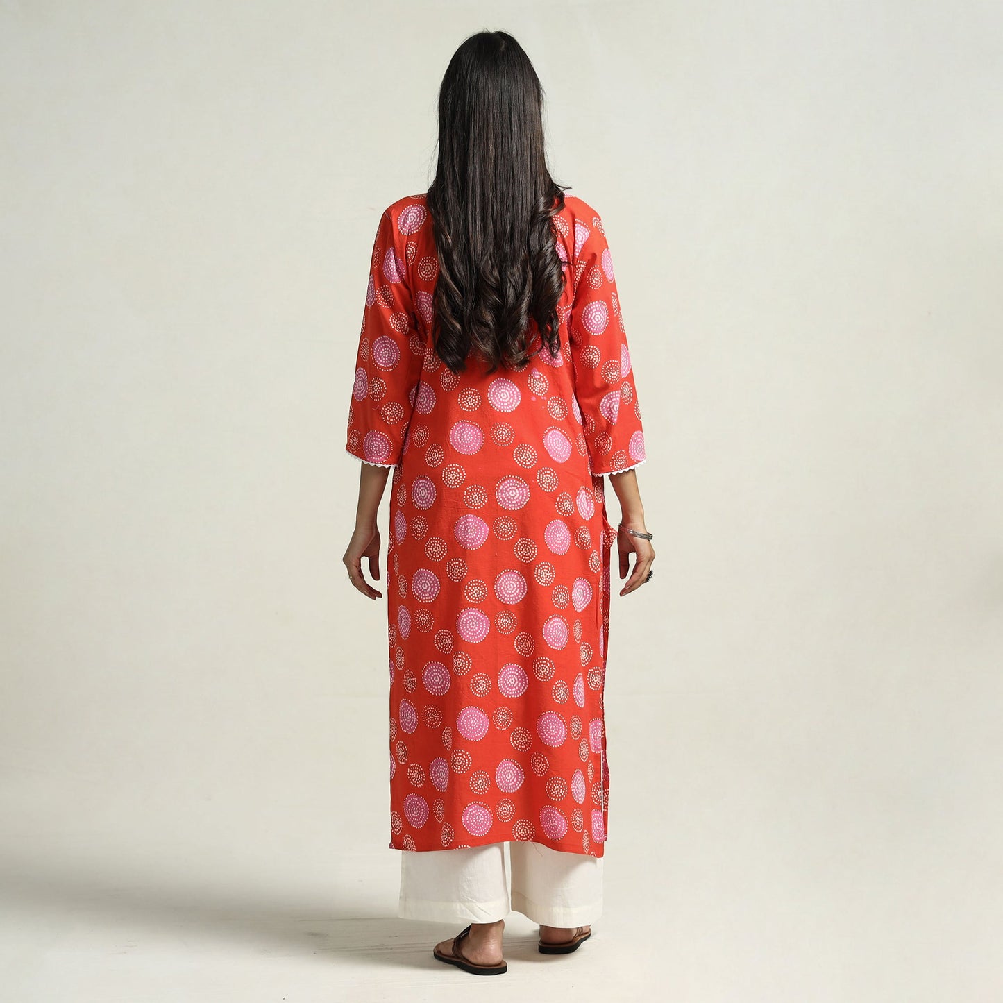 batik printed kurta