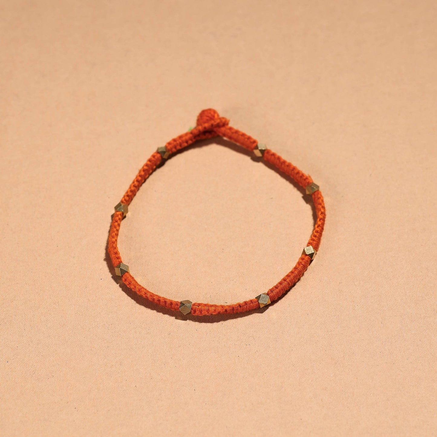 Handcrafted Patwa Thread & Beadwork Anklet 22 Online at iTokri.com