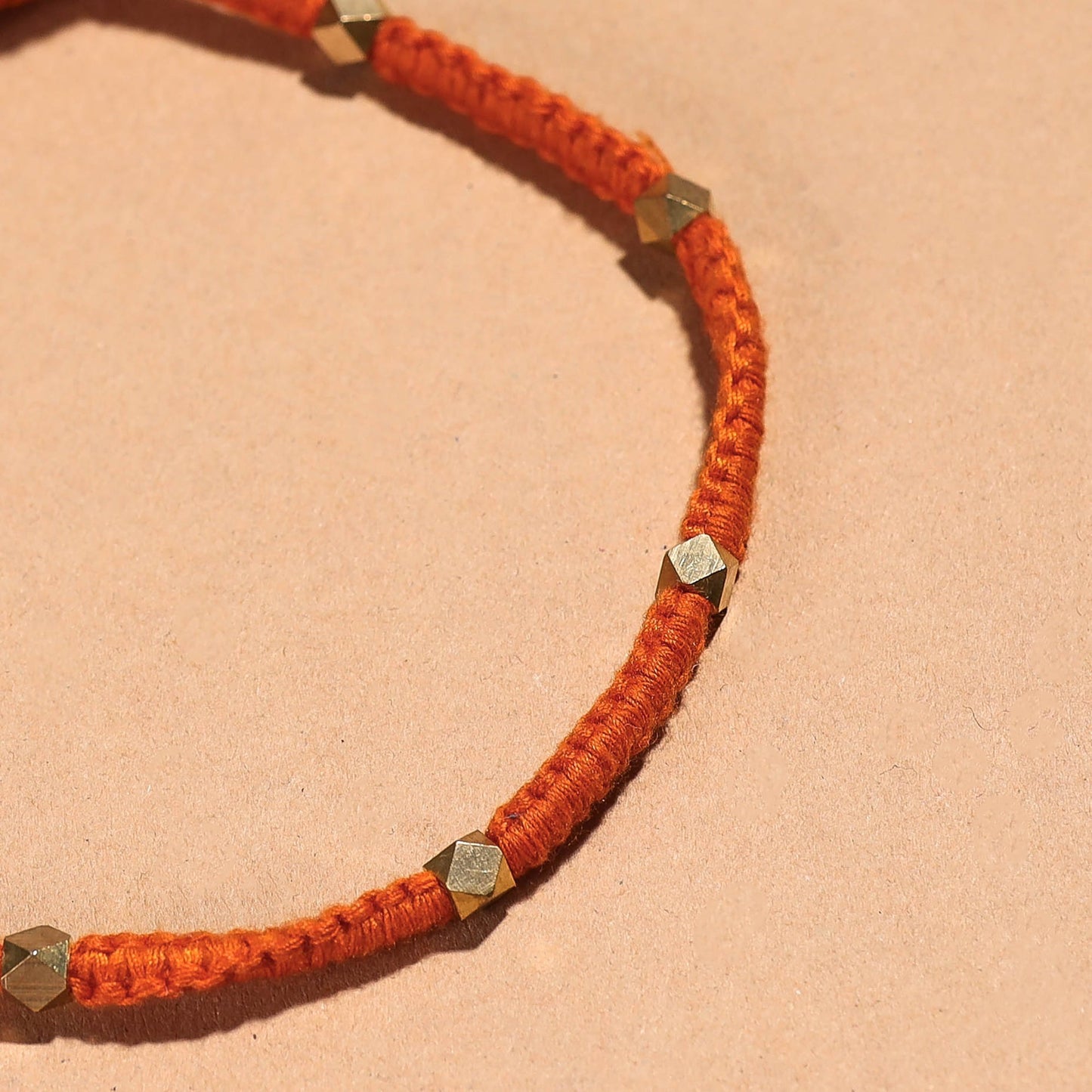 Handcrafted Patwa Thread & Beadwork Anklet 22 Online at iTokri.com