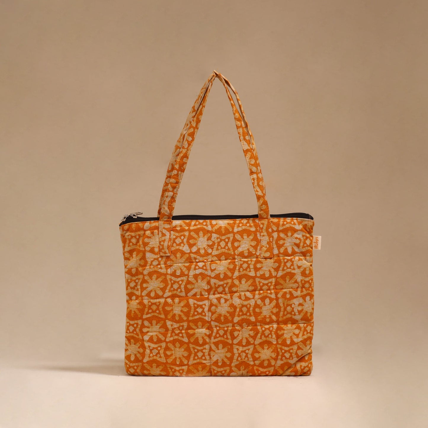 Handcrafted quilted handbag 16