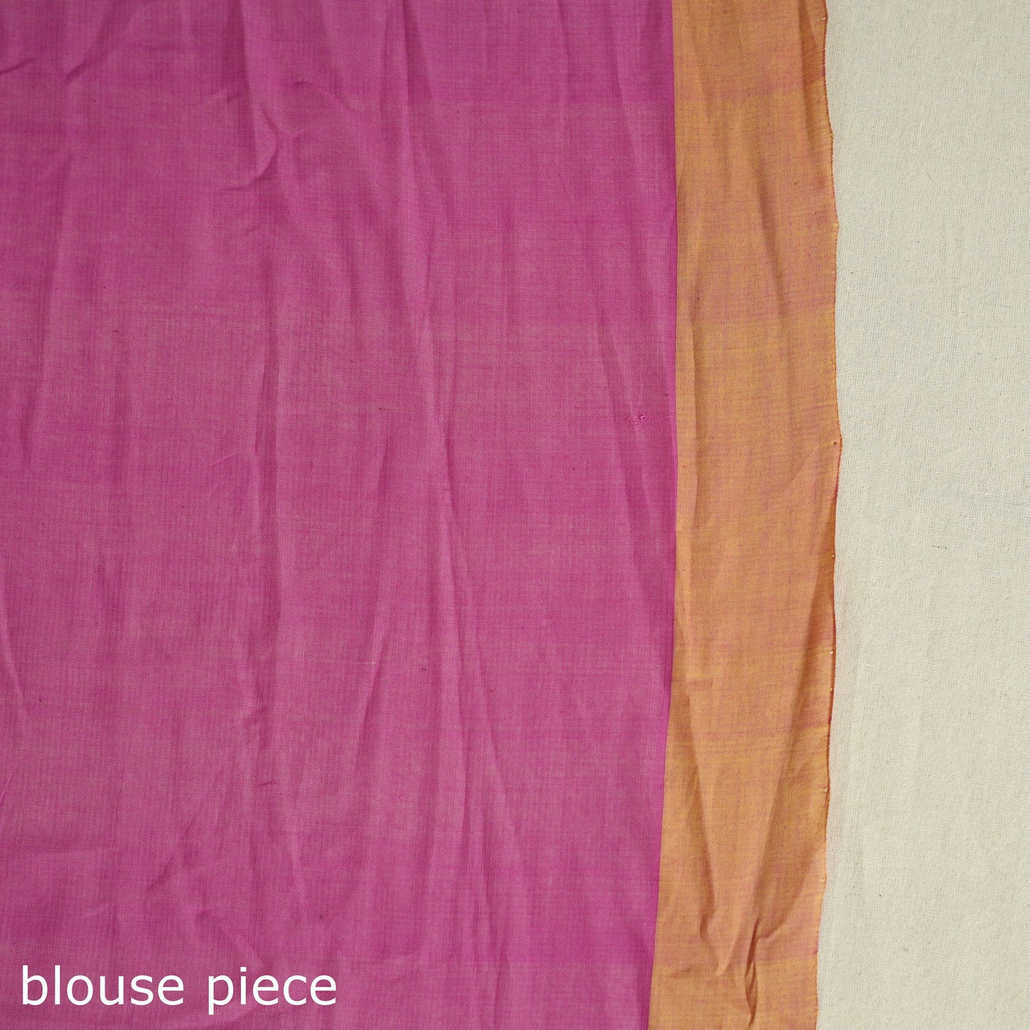 Orange Handloom Cotton Mangalagiri Saree