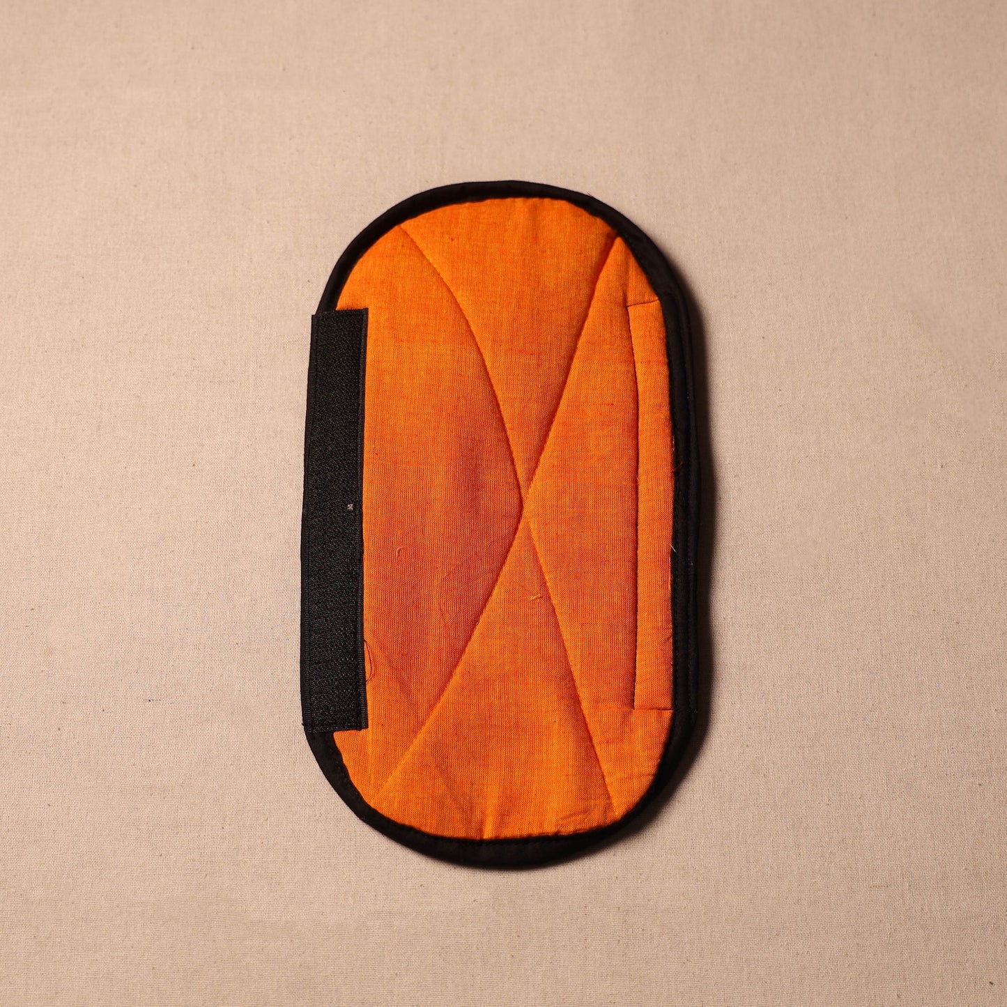Buy Handmade Cotton Orange Fridge Handle Cover 123