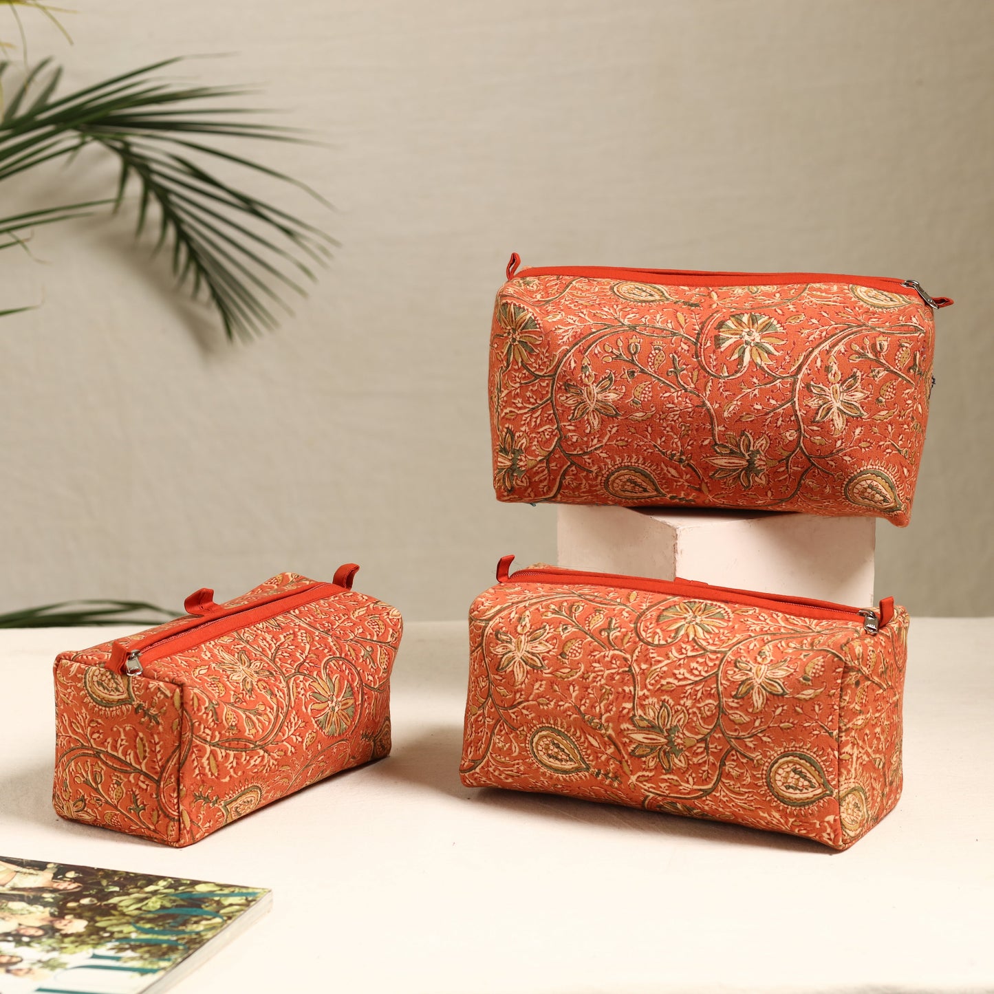 Handmade Cotton Toiletry Bags (Set of 3) 85