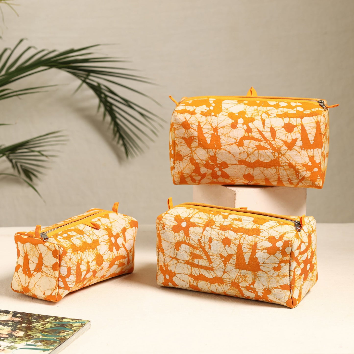 Handmade Cotton Toiletry Bags (Set of 3) 97