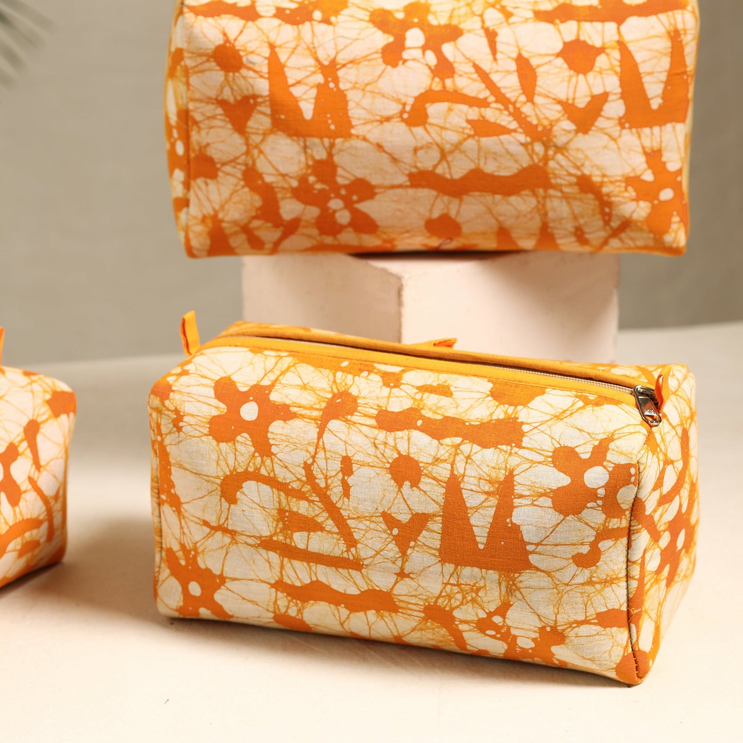 Handmade Cotton Toiletry Bags (Set of 3) 97