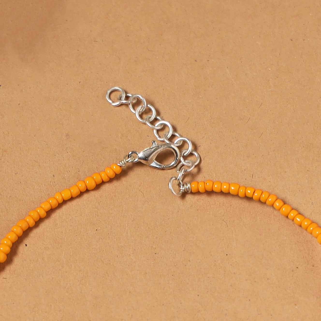 Handmade gs bead work anklet 02 - handcrafted
