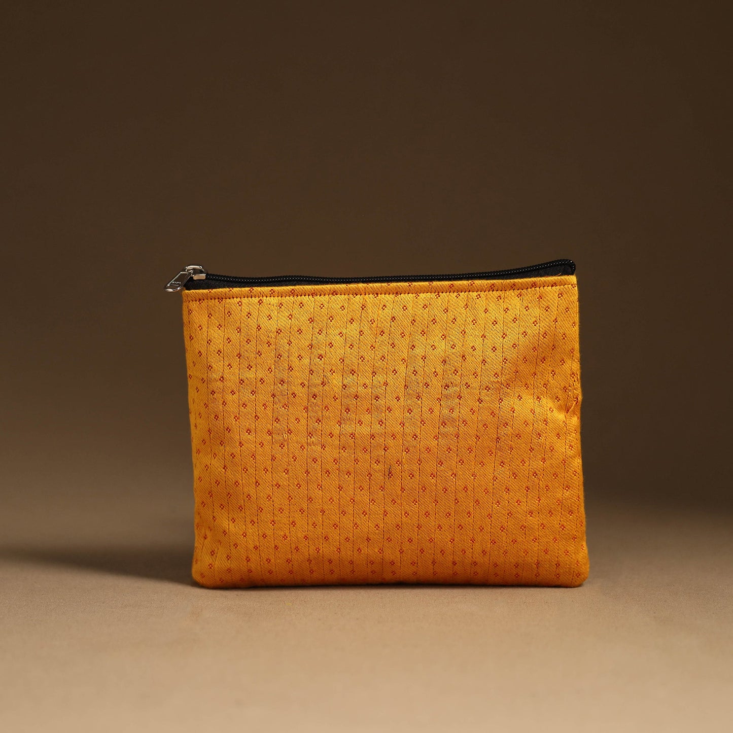 Handmade Mashru Silk Utility Pouch 35