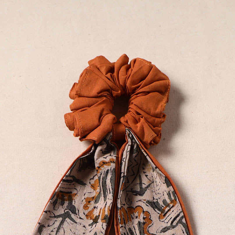 Handmade rubber band/scarf scrunchie 43 - handcrafted