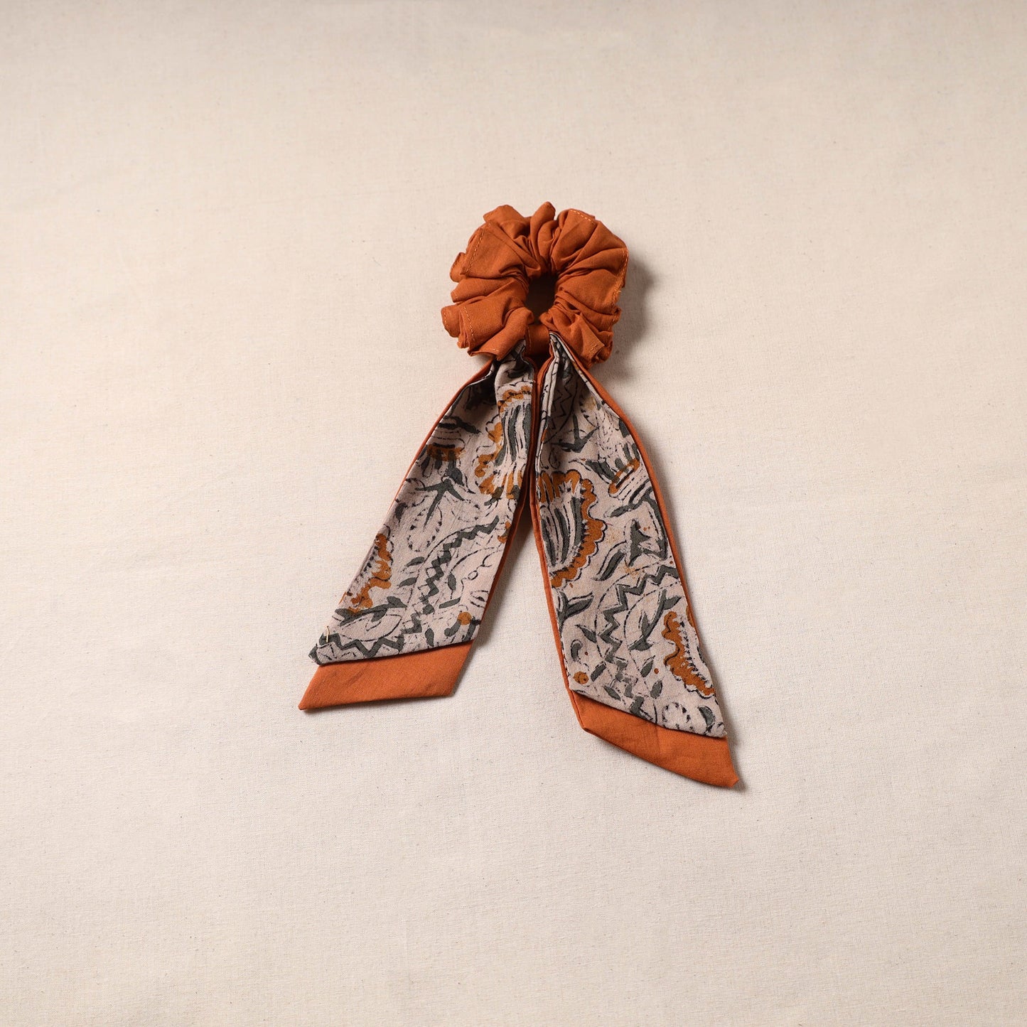 Handmade rubber band/scarf scrunchie 43 - handcrafted