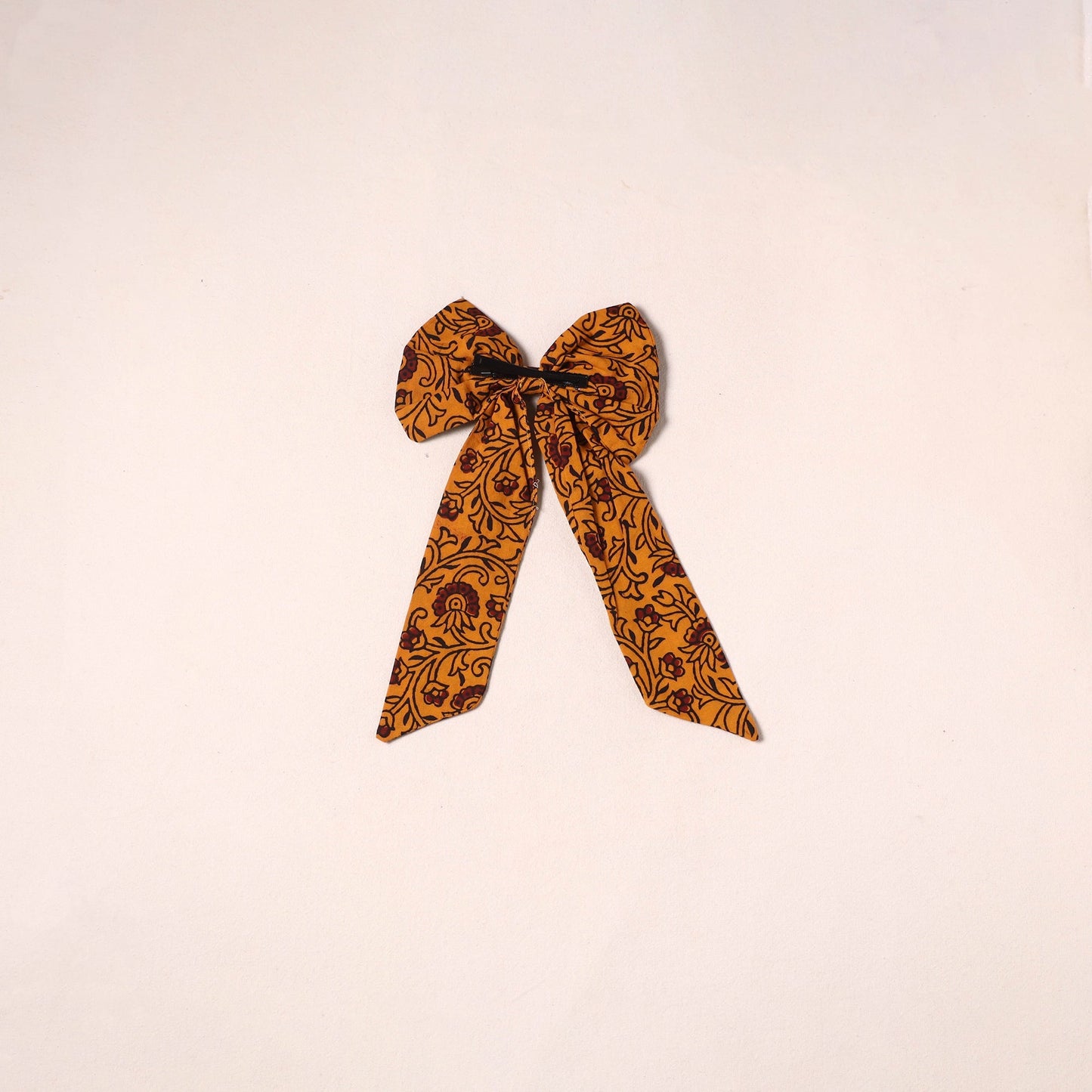 Handmade women’s bow hair clip 63 - handcrafted