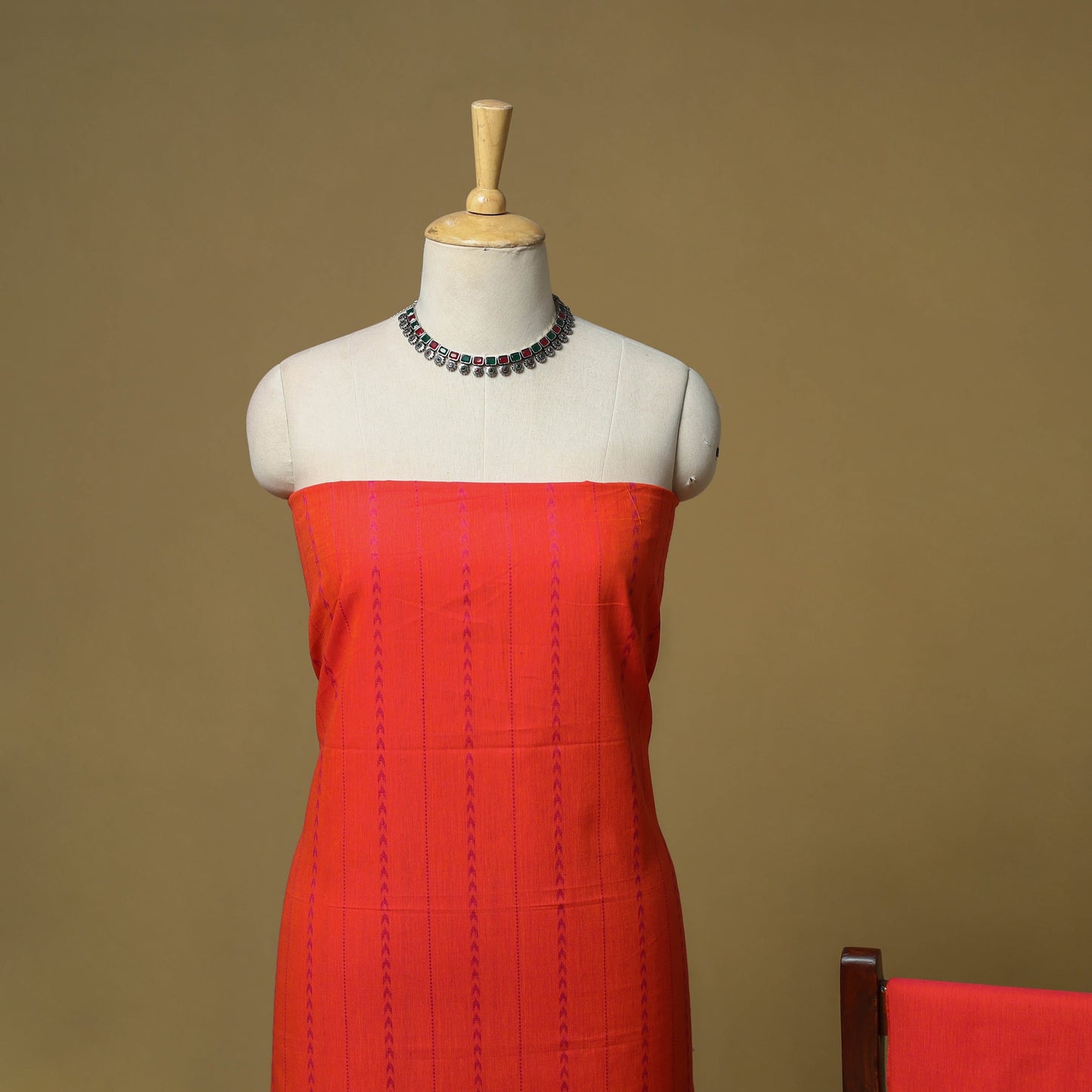 Jacquard cotton 3pc unstitched dress material 101