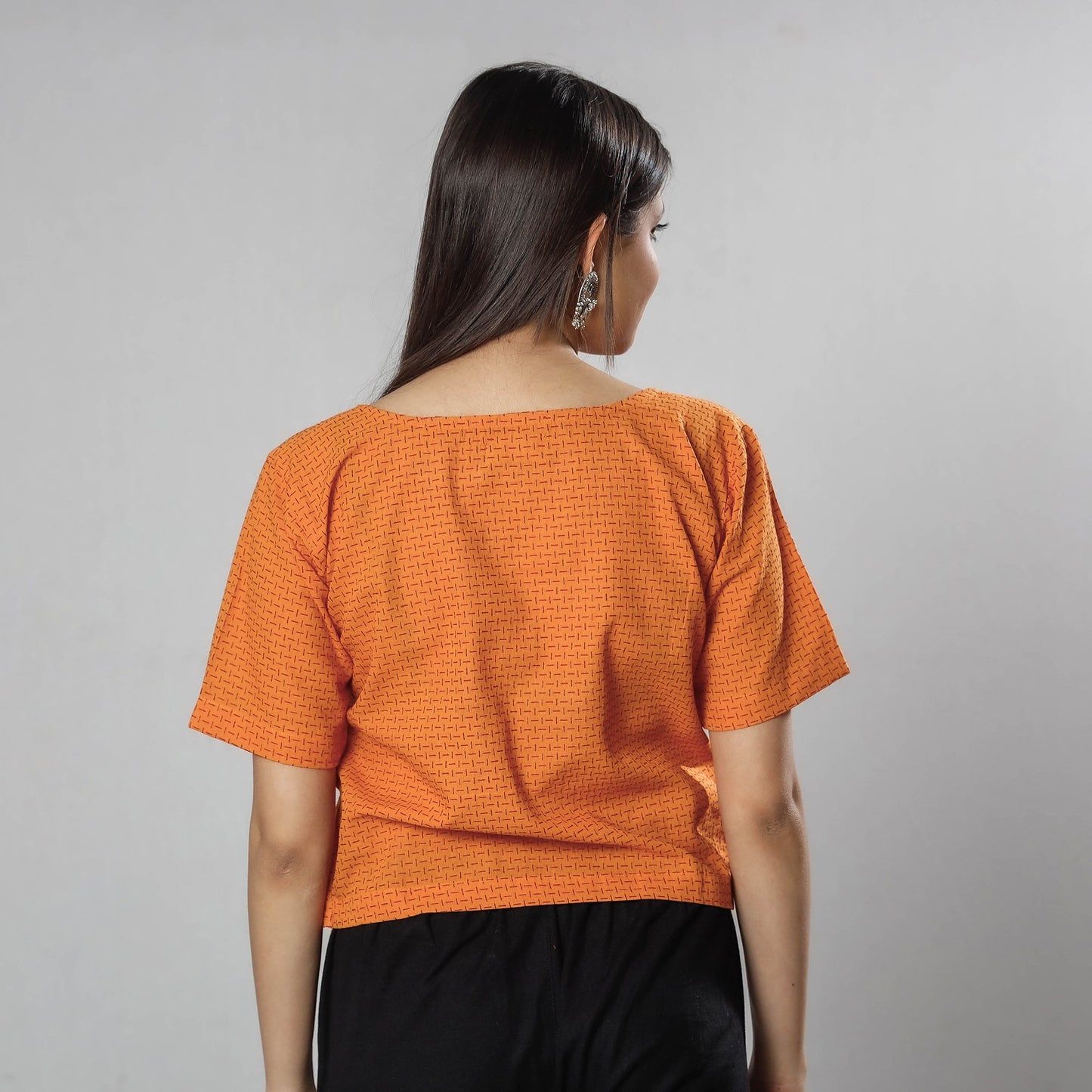 Jacquard Crop Top
