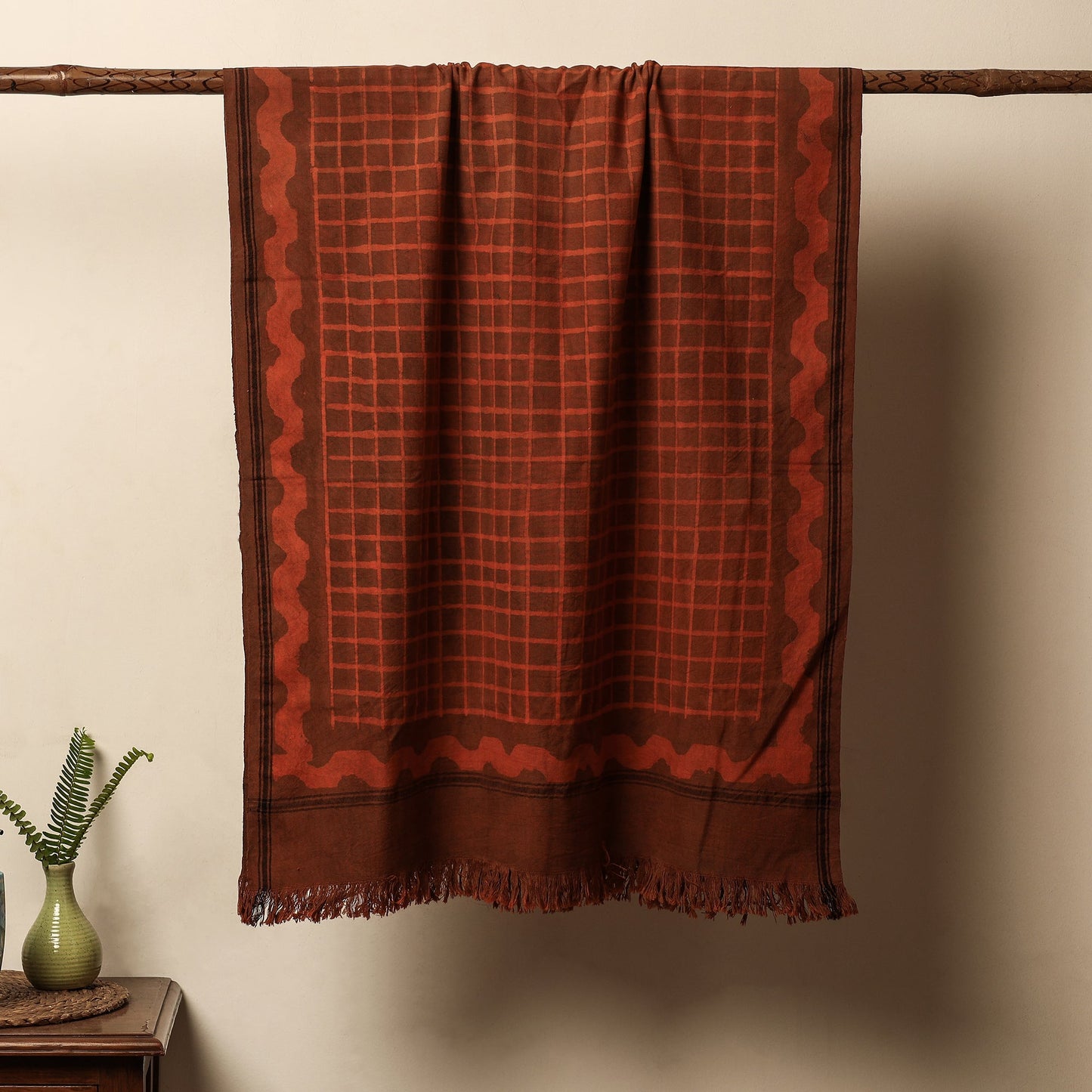 Jhiri Handloom Hand block Printed Pure Cotton Towel Online at iTokri.com