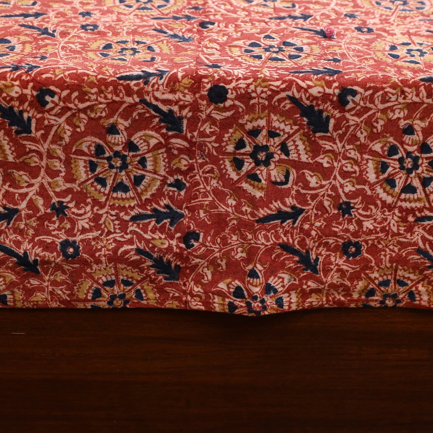 Kalamkari patchwork cotton bedsheet set 52 - handcrafted