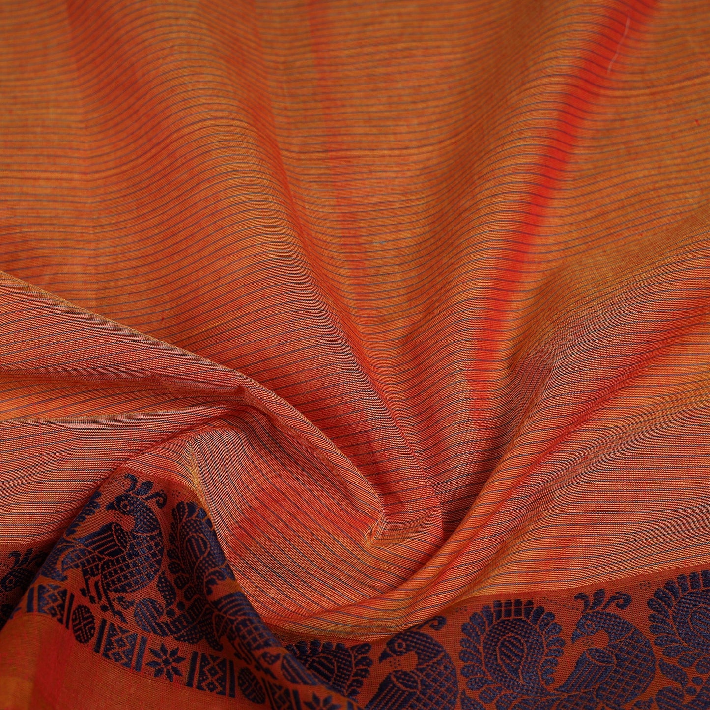Kanchipuram cotton blouse piece 10 - handcrafted