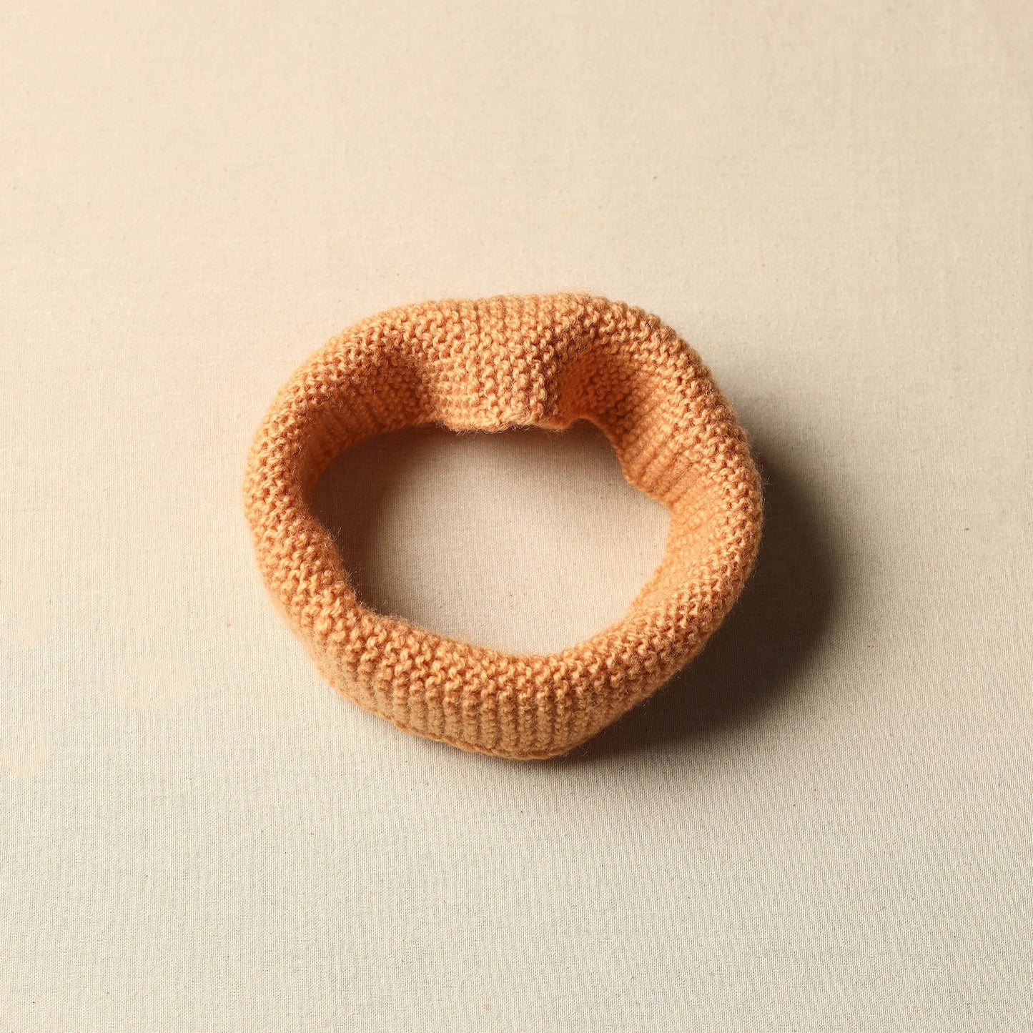 Orange Hand Knitted Woolen Warm Headband