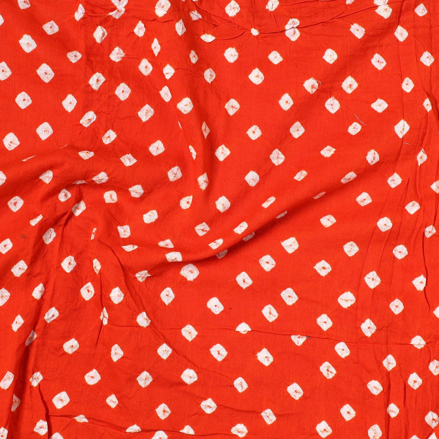 Kutch Bandhani Tie-Dye Satin Cotton Precut Fabric 68