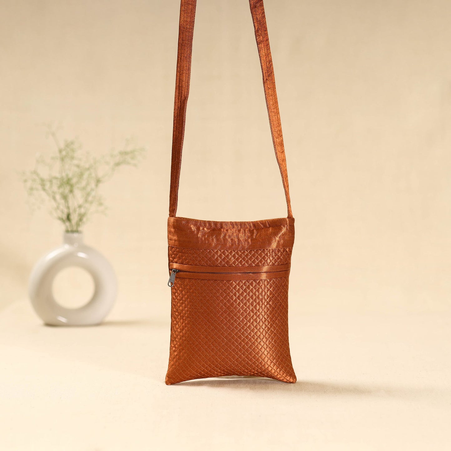 Kutch neran hand embroidered sling bag 45 - handcrafted