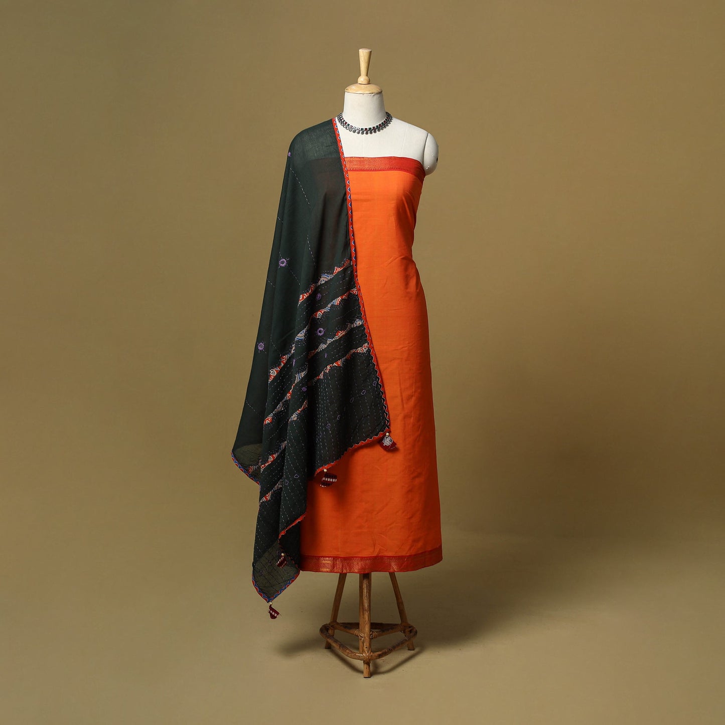 Mangalagiri handloom cotton 2pc unstitched dress material