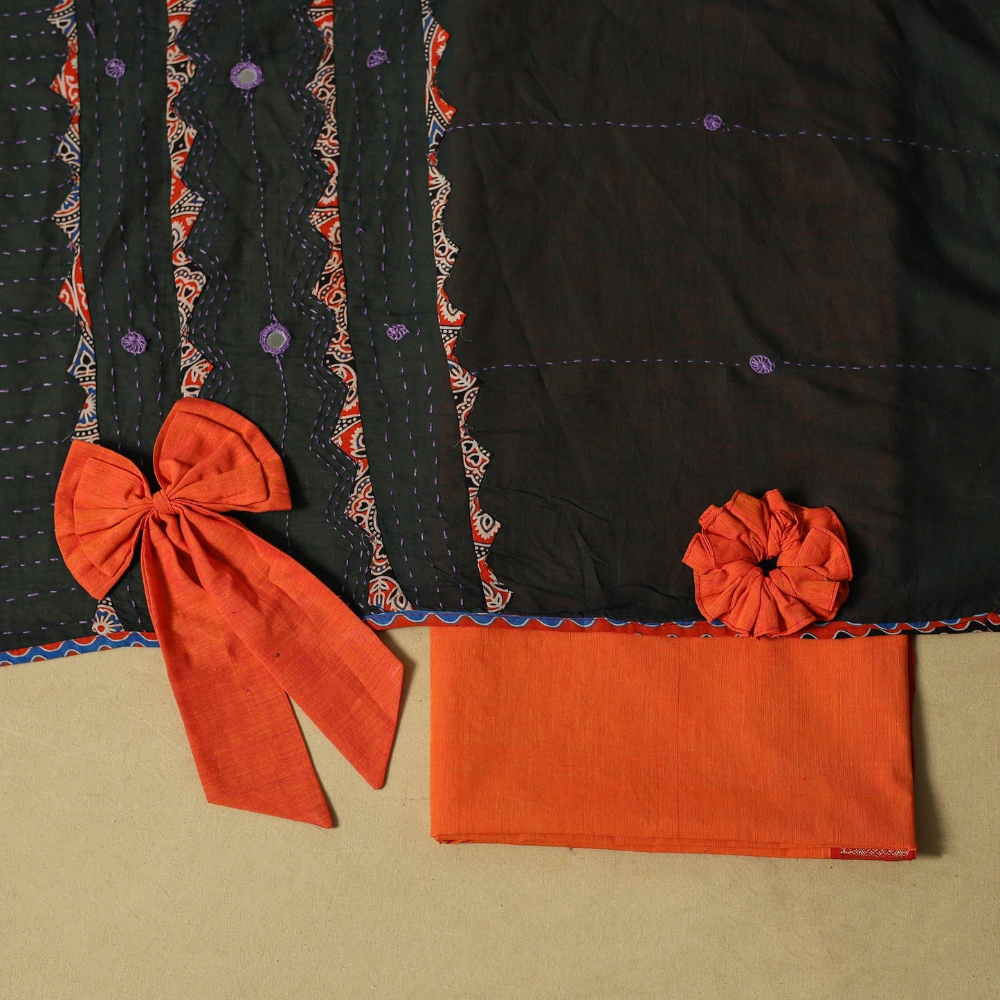 Mangalagiri handloom cotton 2pc unstitched dress material