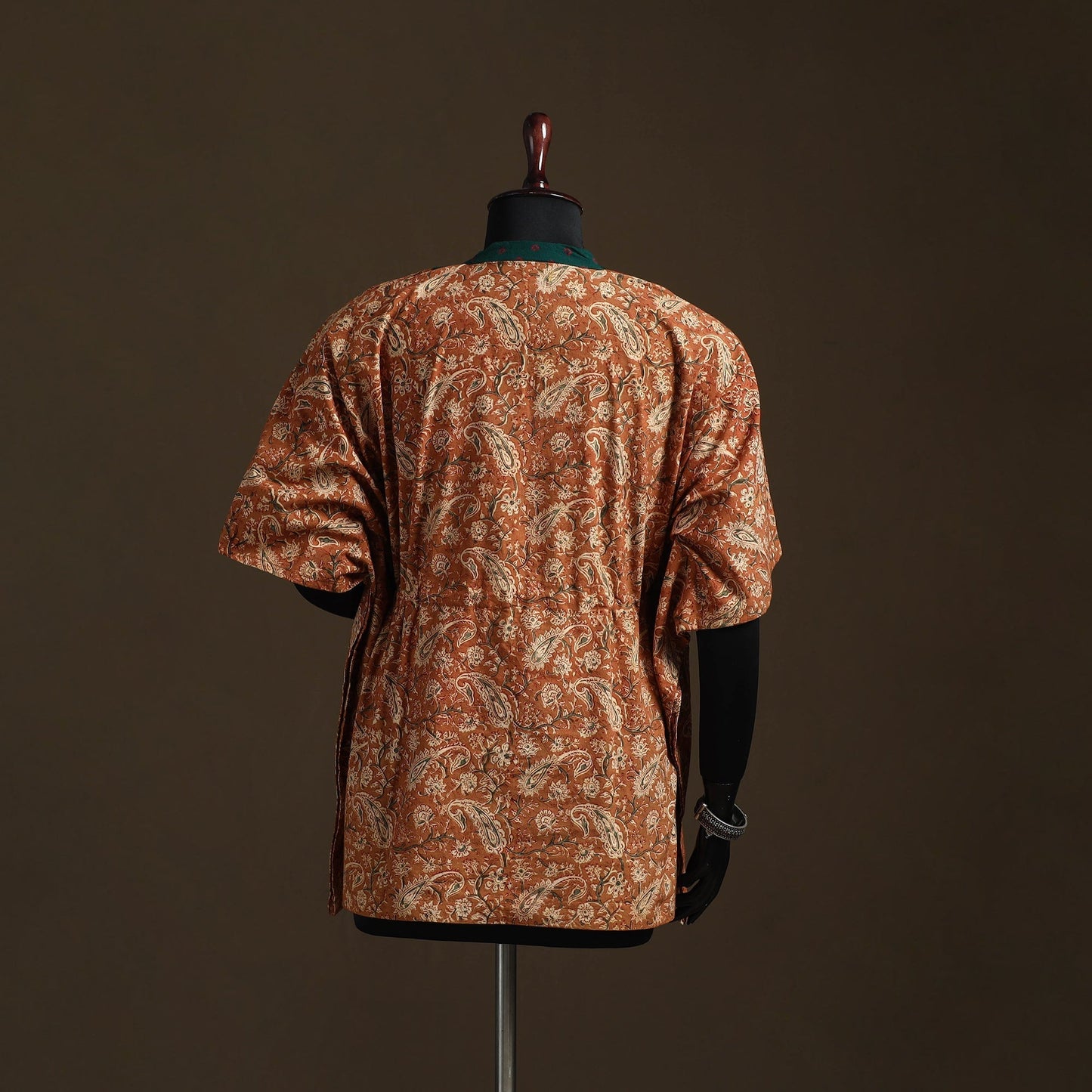 Natural dyed hand block kalamkari print patchwork cotton