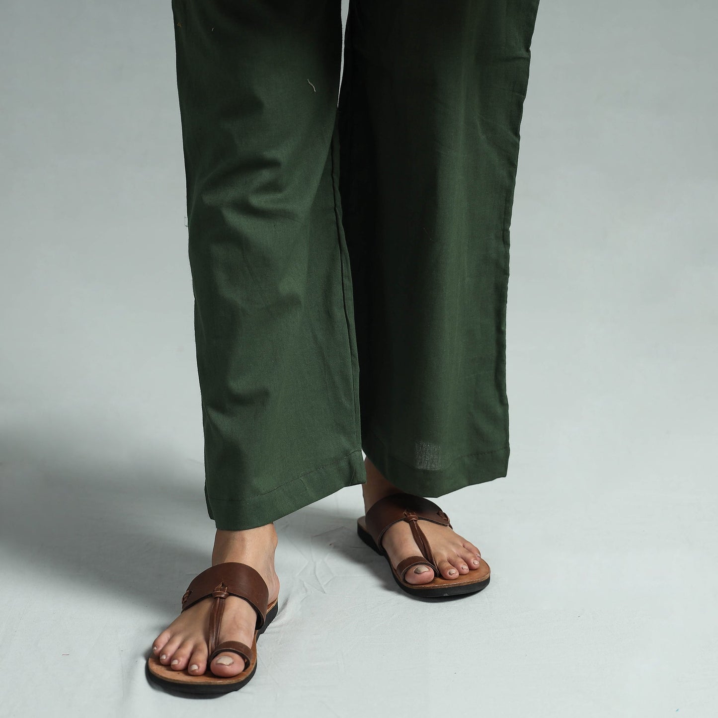 Orange - pedana kalamkari printed cotton kurta with palazzo