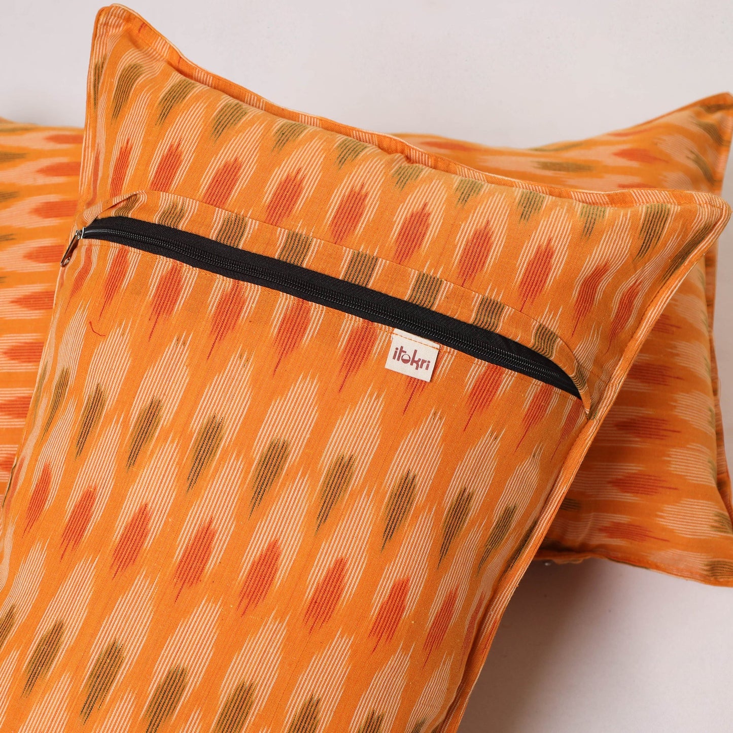 Pochampally ikat weave pillow cover (set of 2) 21