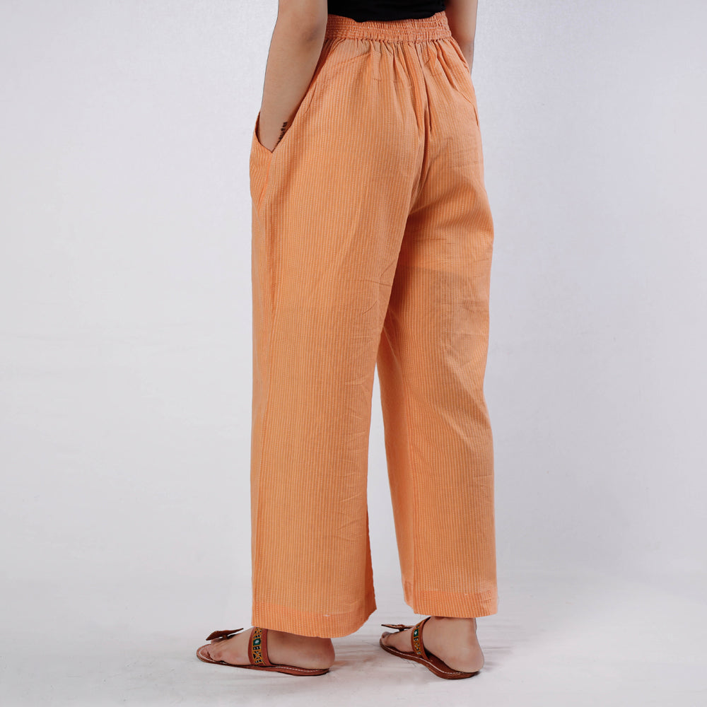 Running Stitch Cotton Palazzo by iTokri Casuals
