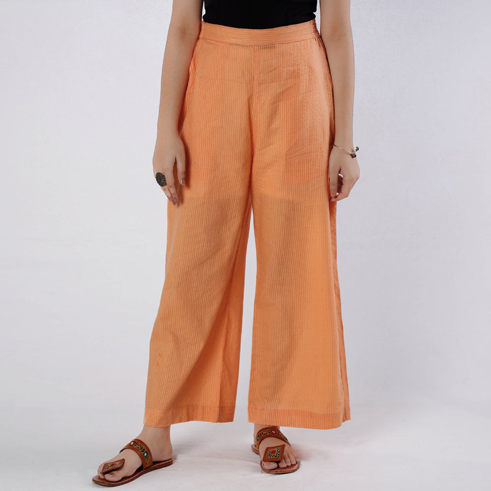 Running Stitch Cotton Palazzo by iTokri Casuals