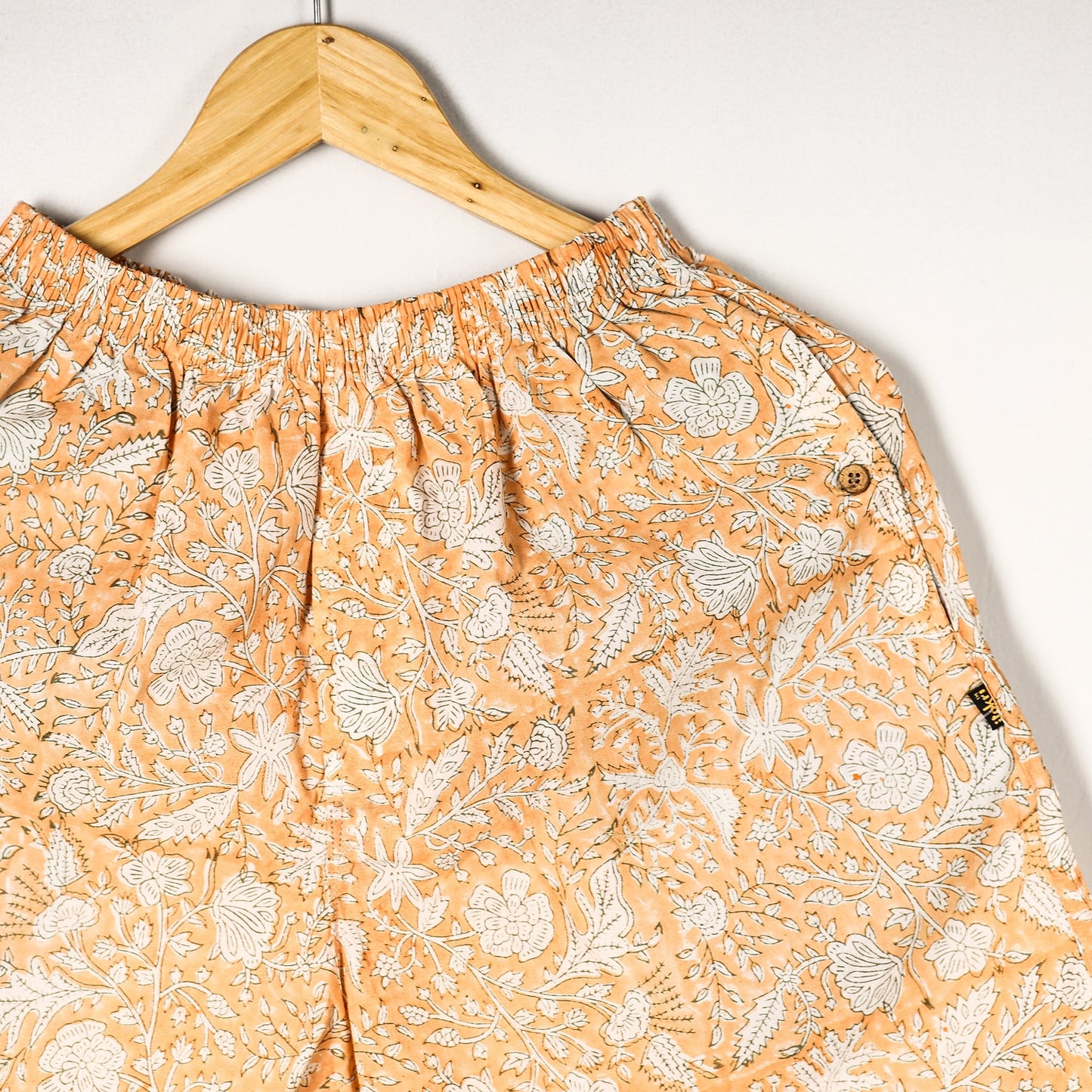 Sanganeri Block Printed Cotton Unisex Boxer/Shorts Online at iTokri.com