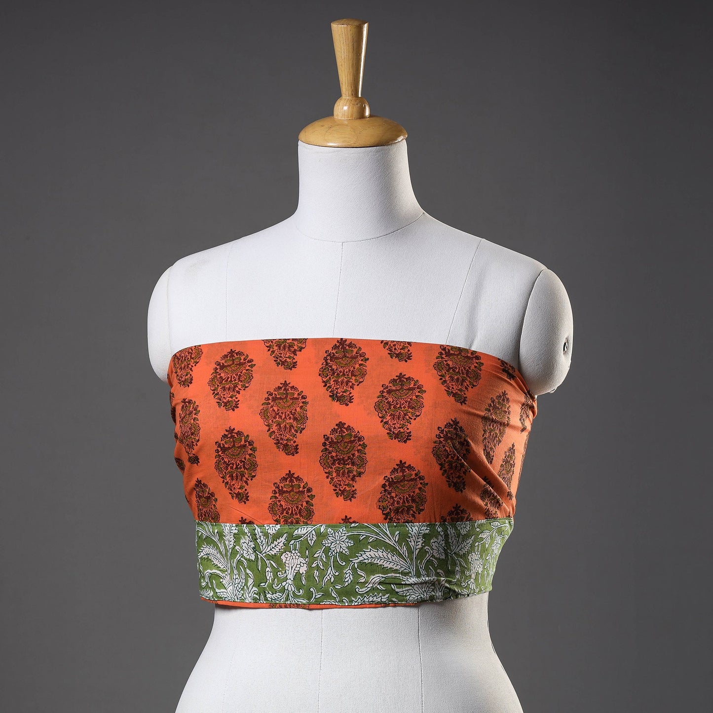 Block Printed Blouse Piece