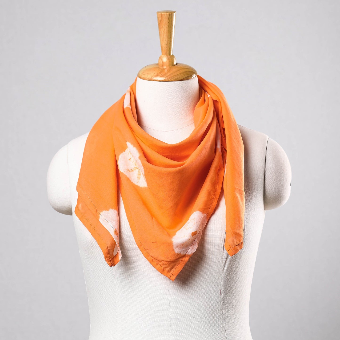 Shibori Tie-Dye Cotton Scarf