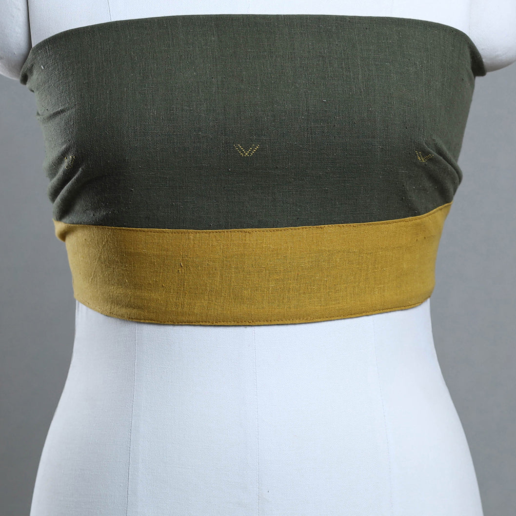 Organic kala cotton handloom blouse piece 60 - handcrafted