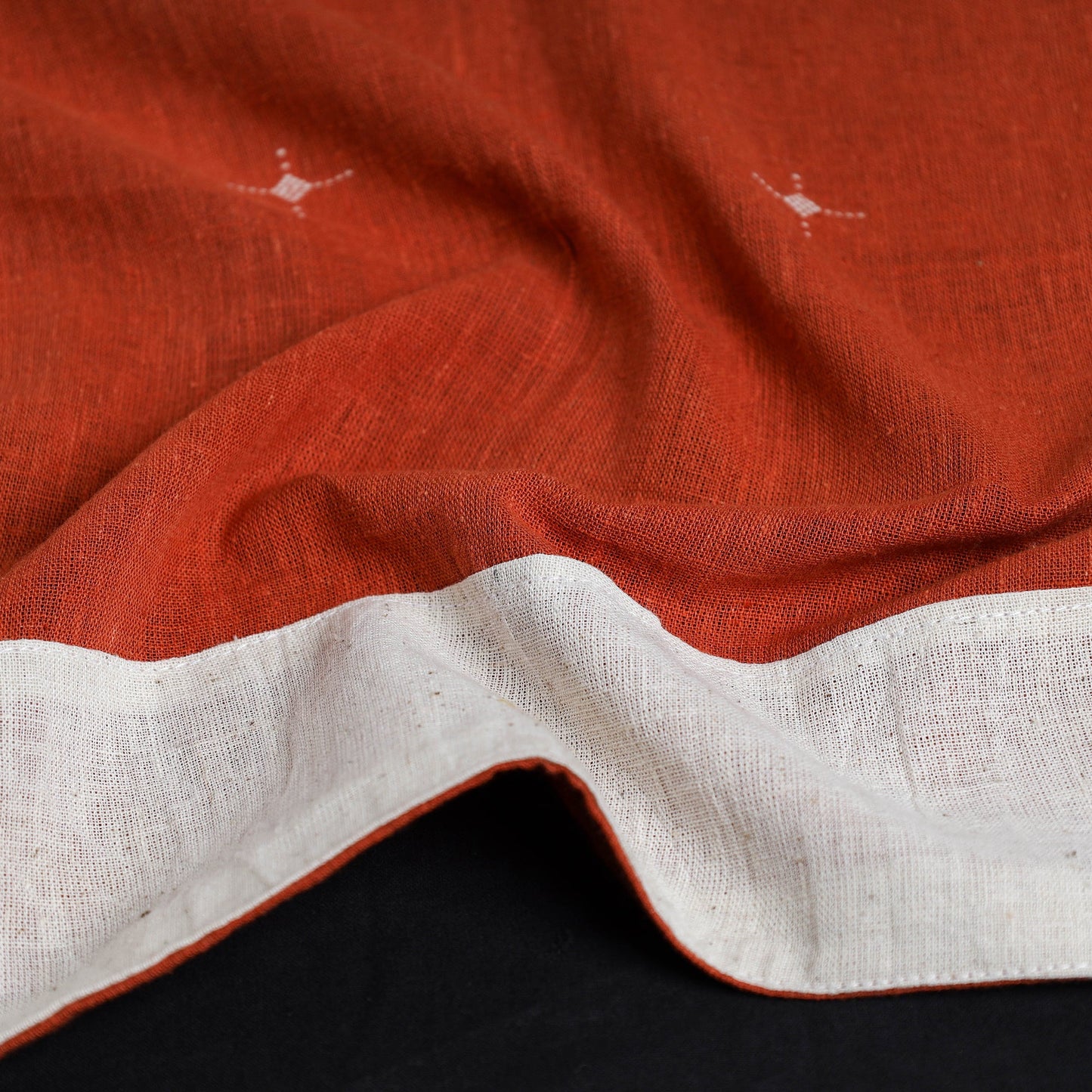 Organic kala cotton handloom blouse piece 61 - handcrafted