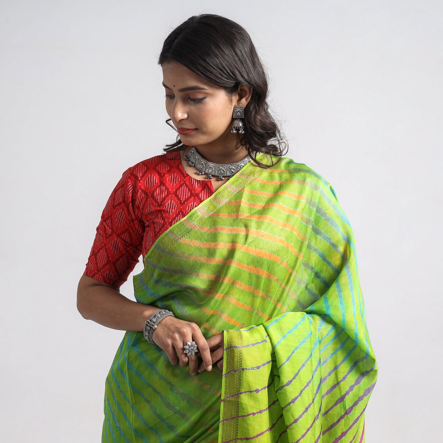 Leheriya Saree