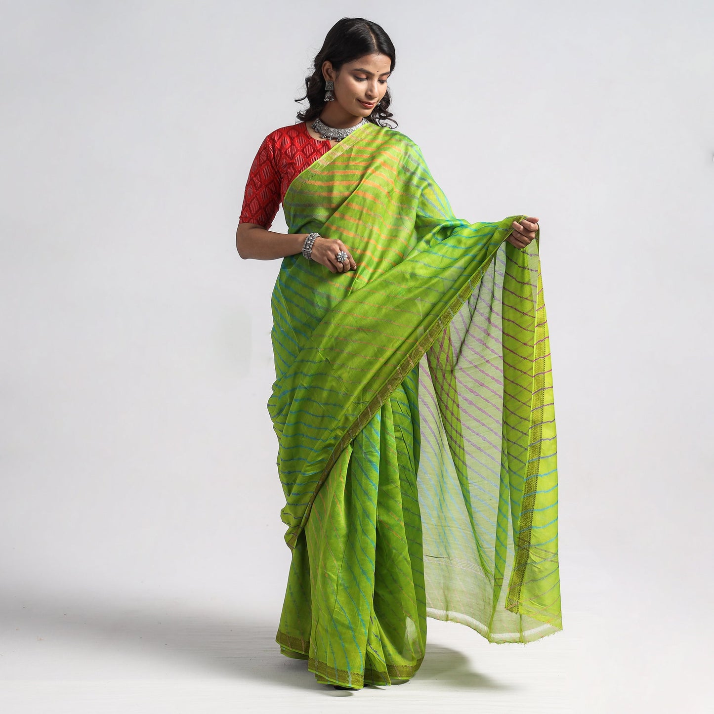 Leheriya Saree