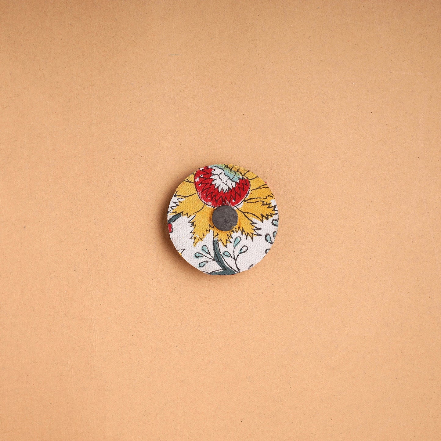 Parrot - Handmade Fabart Wooden Magnet