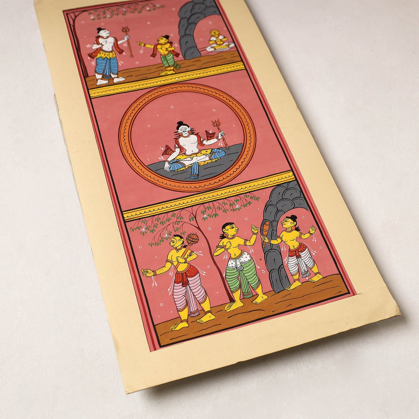 Patachitra Painting on Handmade Paper