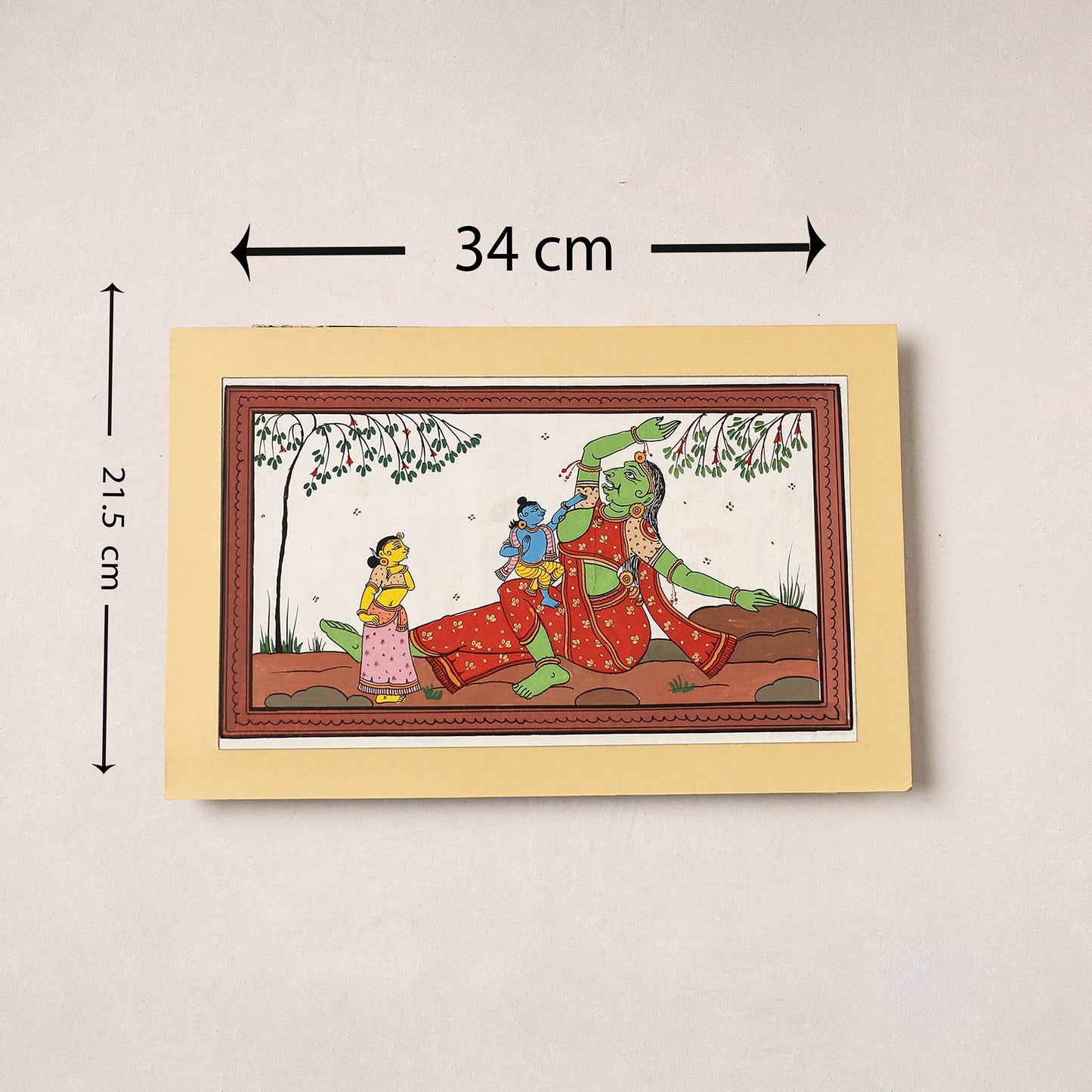 Patachitra Painting on Handmade Paper