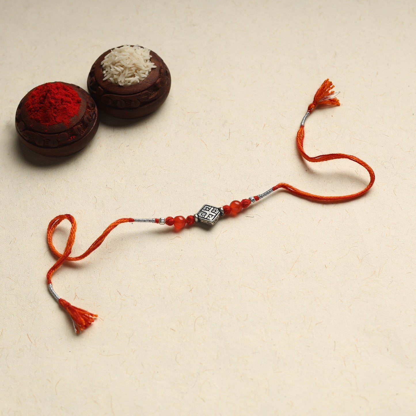 Patwa Thread & Bead Work Rakhi