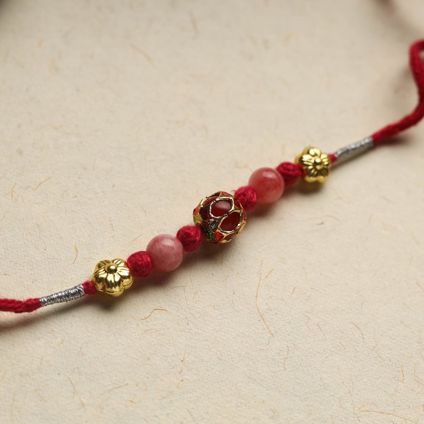 Patwa Thread & Bead Work Rakhi