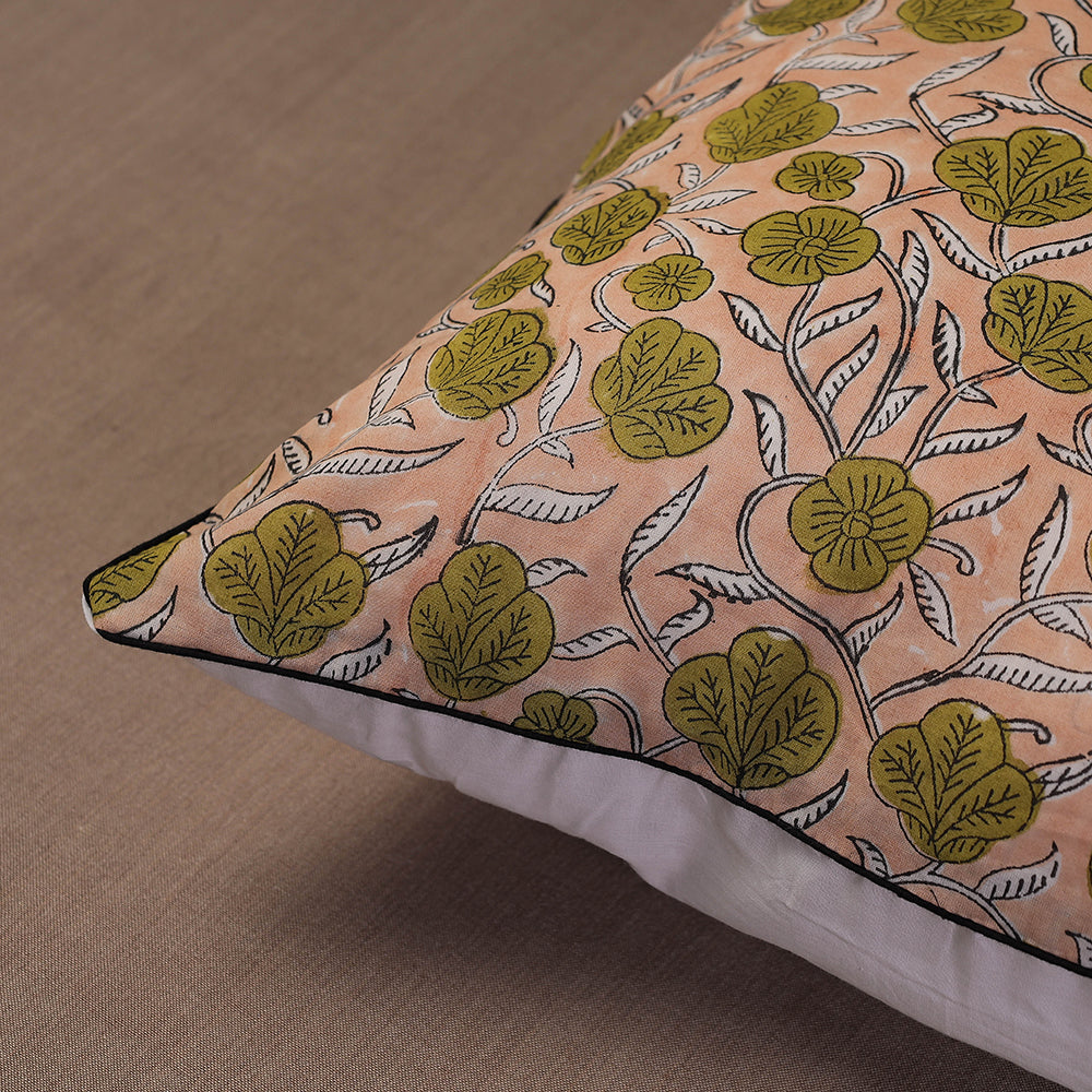 Block Printed Cushion Cover