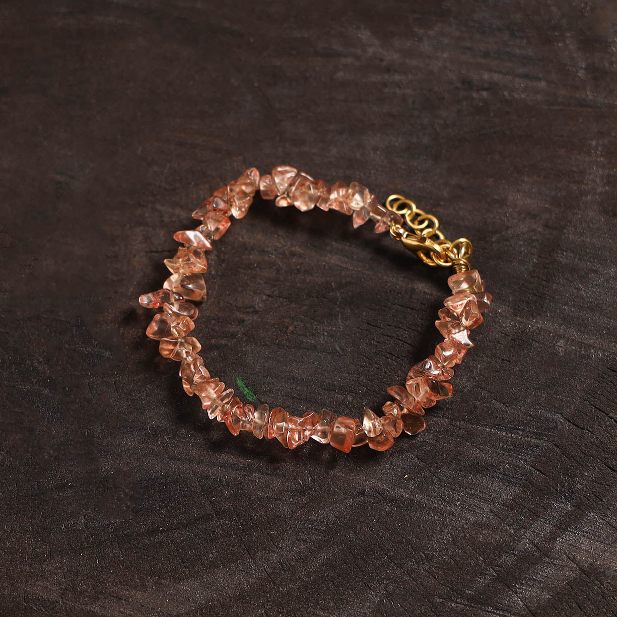 Handcrafted glass stone bracelet 03