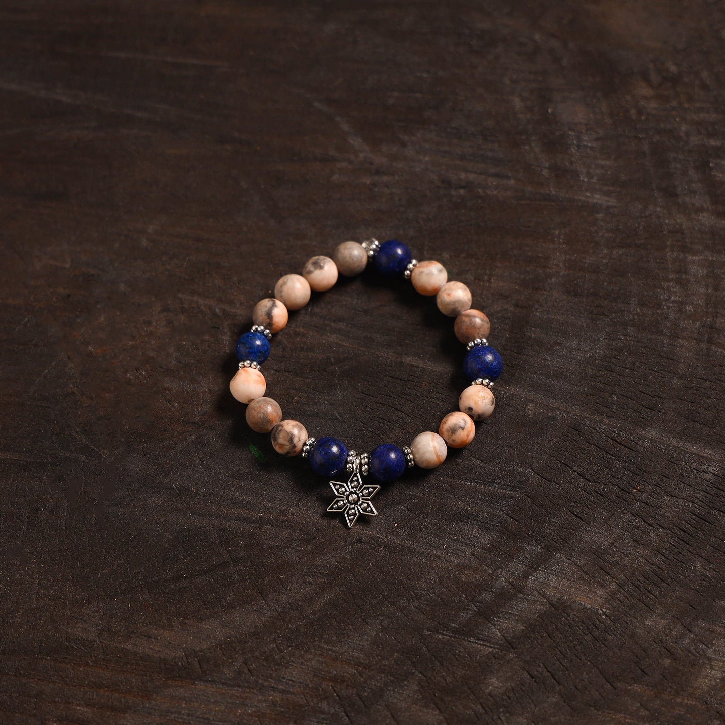 Handcrafted glass stone bracelet 13