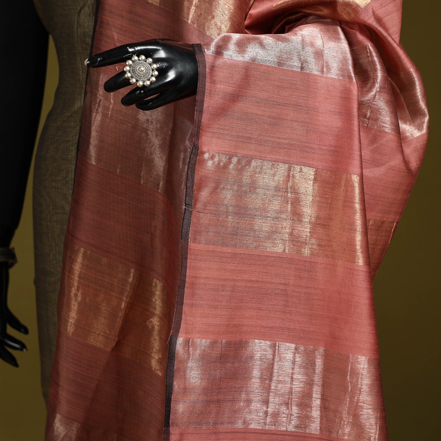 Handloom silk cotton zari work maheshwari dupatta 41
