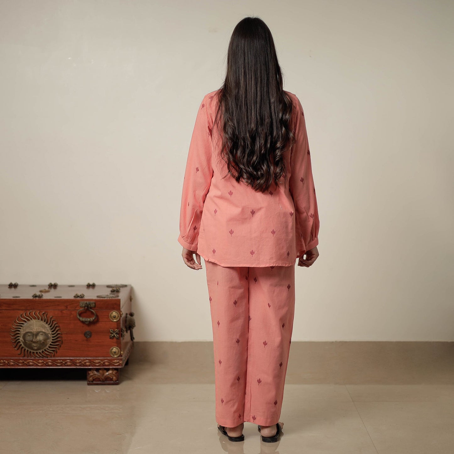 Jacquard Cotton Co-Ord Set 07 Online at iTokri.com
