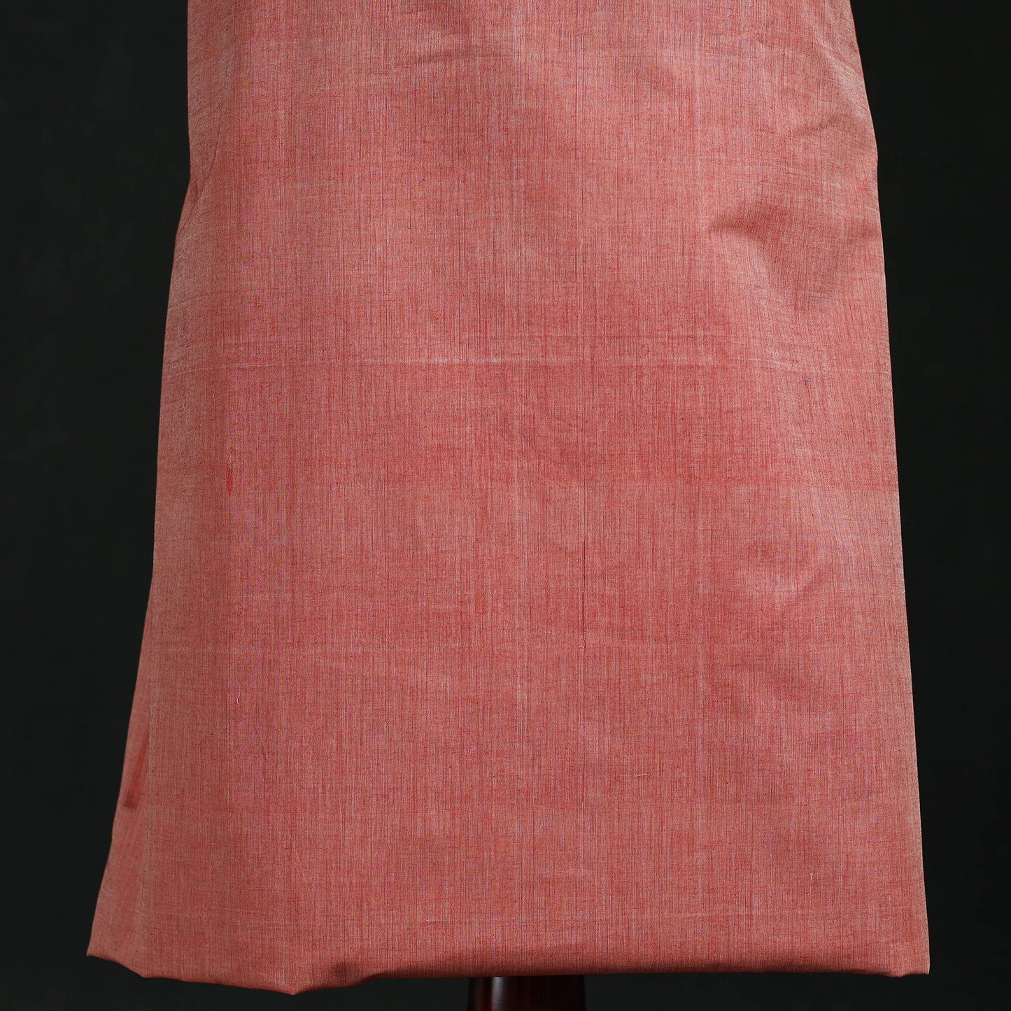 Peach - mangalagiri handloom cotton patchwork unstitched