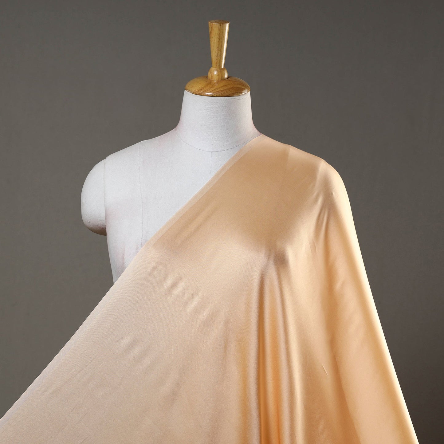Buy Peach Plain Pure Modal Fabric Online